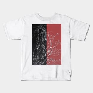 White mermaid Kids T-Shirt